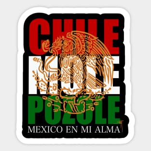 México in my heart Sticker